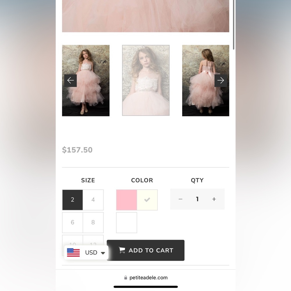 PETITE ADELE DRESS GIRL - Picture 4 of 4